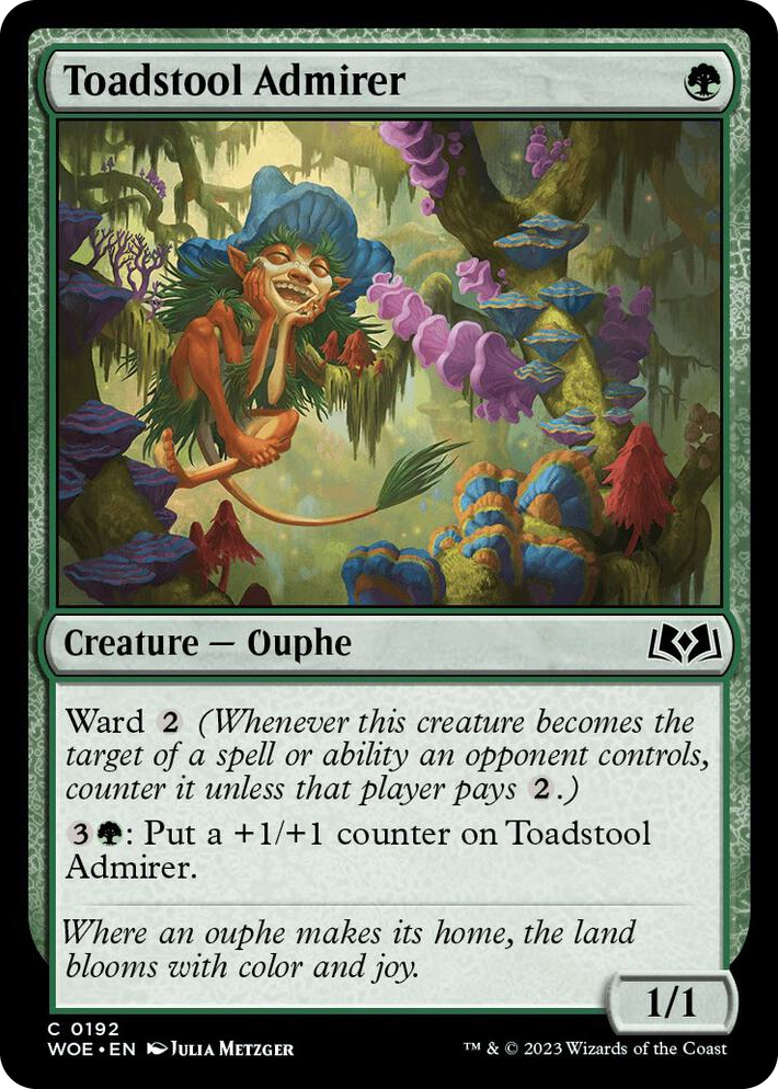 0192 Toadstool Admirer C Wilds of Eldraine