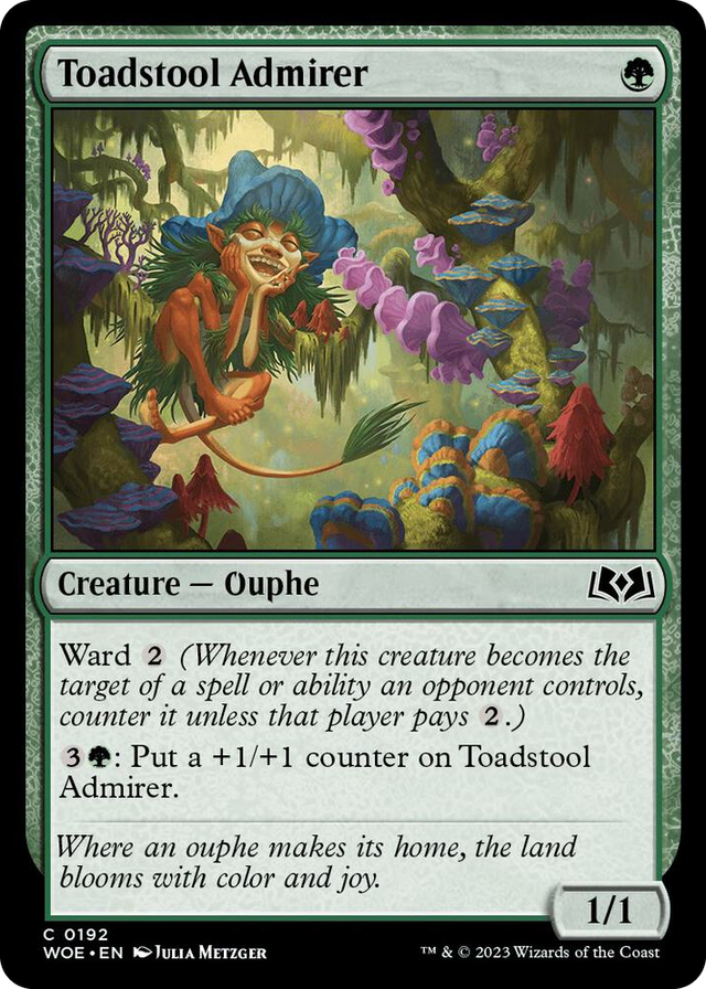 0192 Toadstool Admirer C Wilds of Eldraine