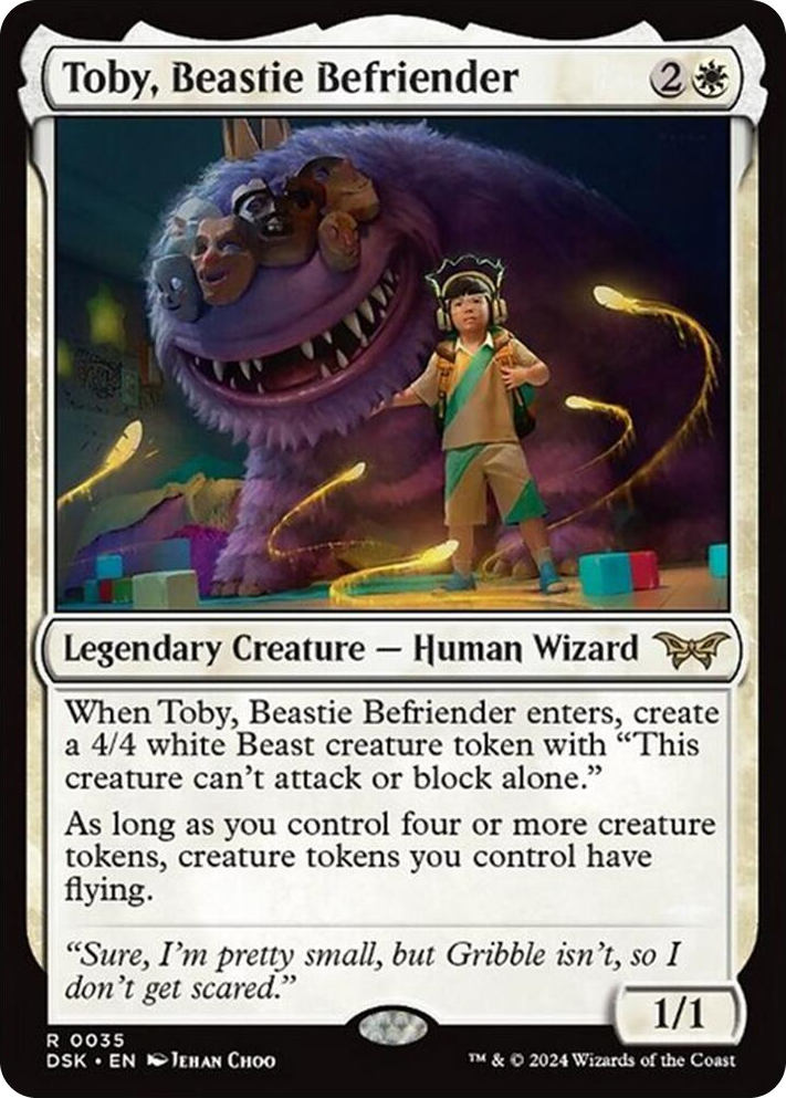 0035 Toby, Beastie Befriender R Duskmourn: House of Horror