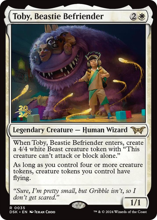 0035 Toby, Beastie Befriender R Prerelease Cards
