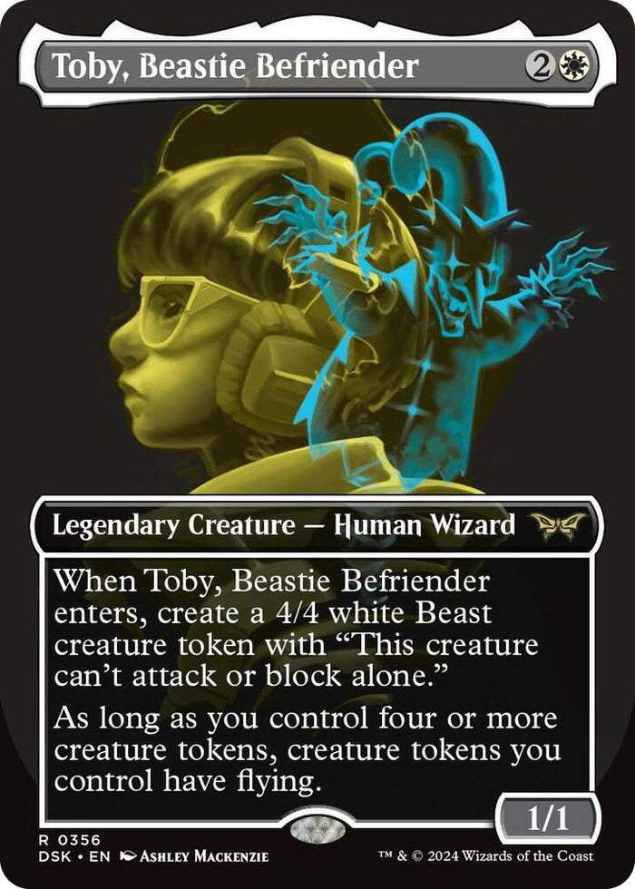 Toby, Beastie Befriender (Showcase) #356 R - Duskmourn: House of Horror Pokemon card