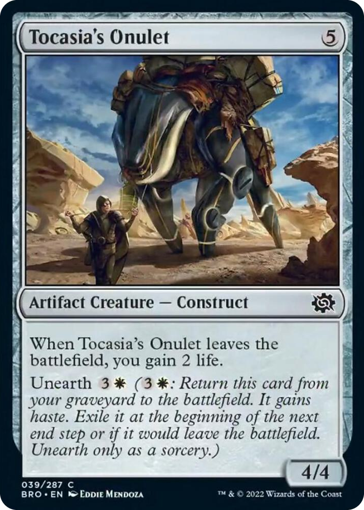 0039 Tocasia's Onulet C The Brothers' War