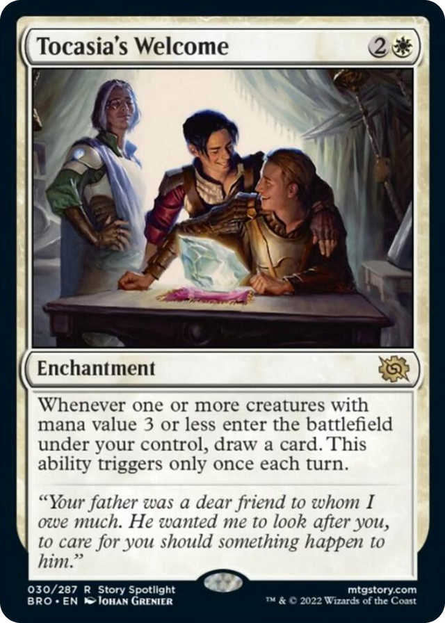 0030 Tocasia's Welcome R The Brothers' War