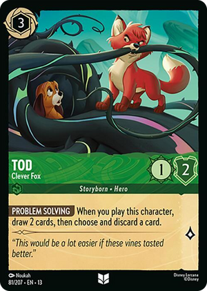 0081 Tod - Clever Fox Uncommon Attack of the Vine!