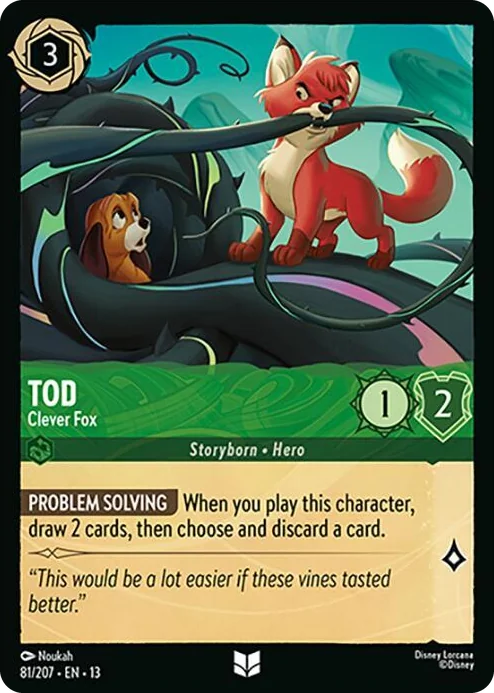 0081 Tod - Clever Fox Uncommon Attack of the Vine!