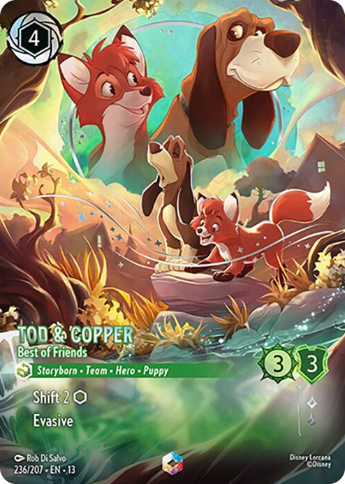 0236 Tod & Copper - Best of Friends (Enchanted) Enchanted Attack of the Vine!