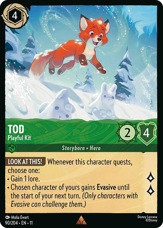 0090 Tod - Playful Kit Rare Winterspell