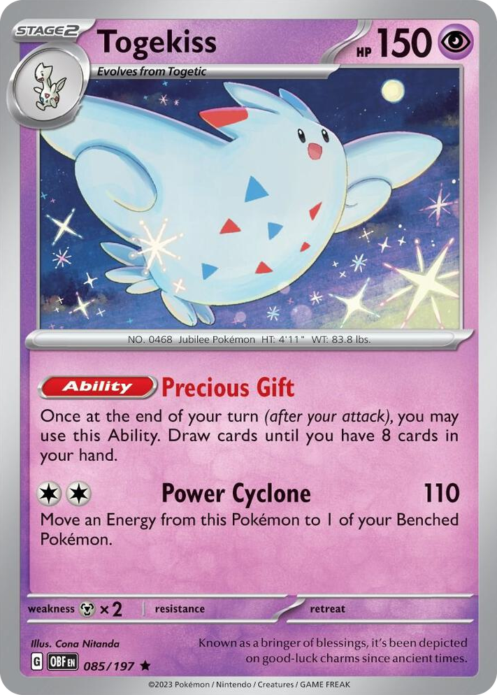 0085 Togekiss Rare Deck Exclusives
