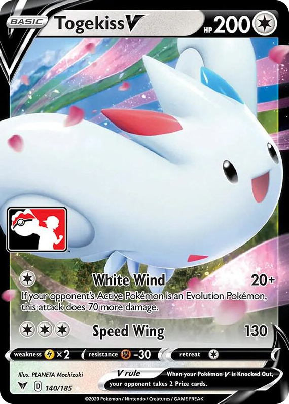 0140 Togekiss V Ultra Rare Prize Pack Series Cards