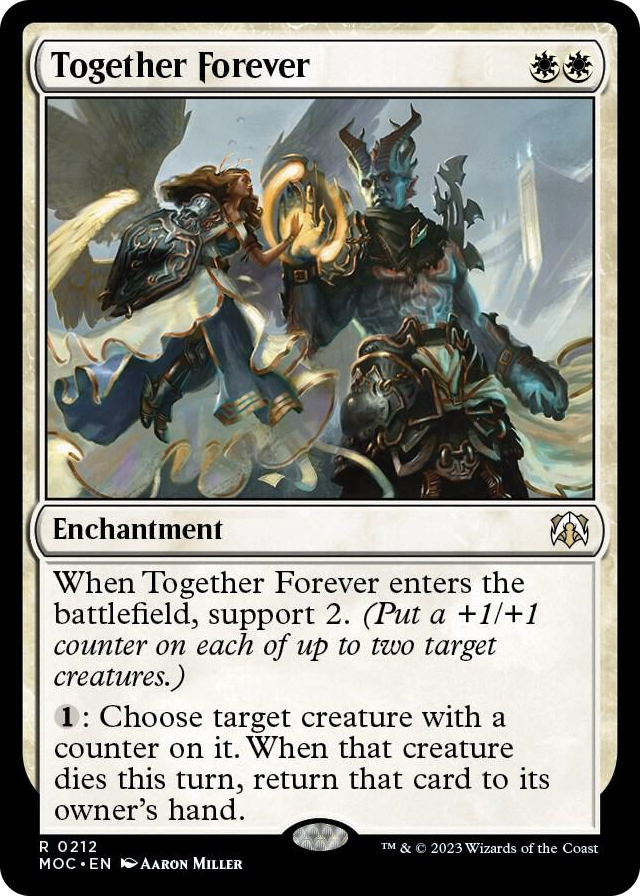 Together Forever #212 R - Commander: March of the Machine Pokemon card