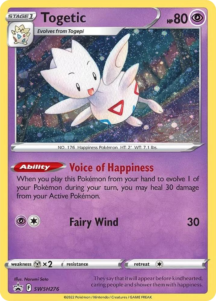 0276 Togetic - SWSH276 Promo Sword & Shield Promo Cards