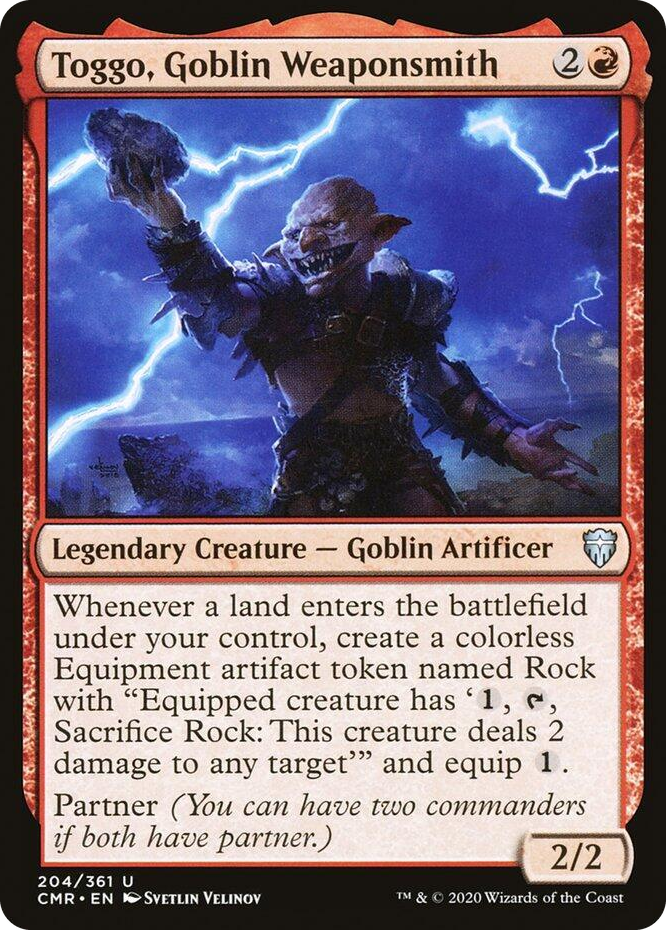 0204 Toggo, Goblin Weaponsmith U Commander Legends