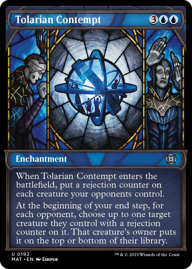 Tolarian Contempt (Halo Foil) #192 U - March of the Machine: The Aftermath Pokemon card