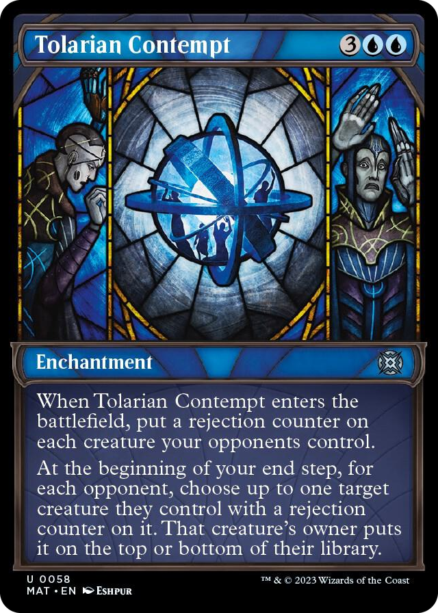 Tolarian Contempt (Showcase) #58 U - March of the Machine: The Aftermath Pokemon card