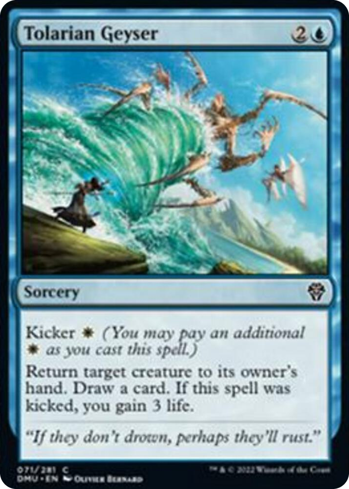0071 Tolarian Geyser C Dominaria United