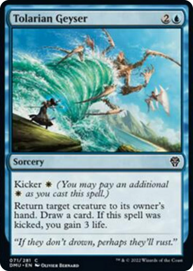 0071 Tolarian Geyser C Dominaria United