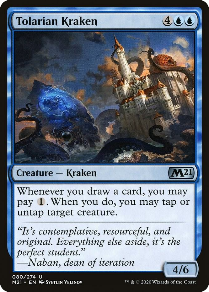 0080 Tolarian Kraken U Core Set 2021
