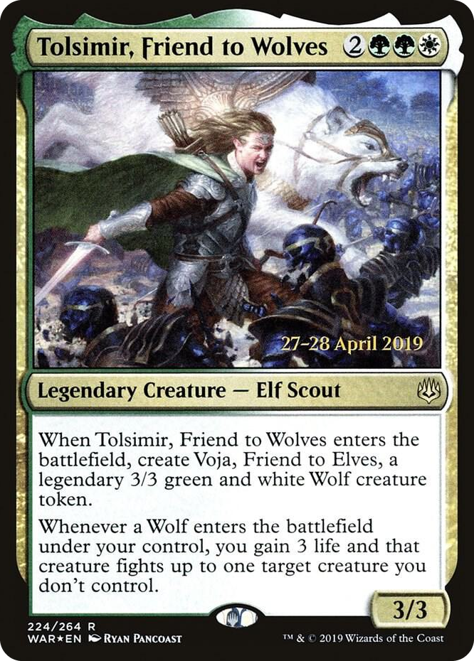 0224 Tolsimir, Friend to Wolves R Prerelease Cards