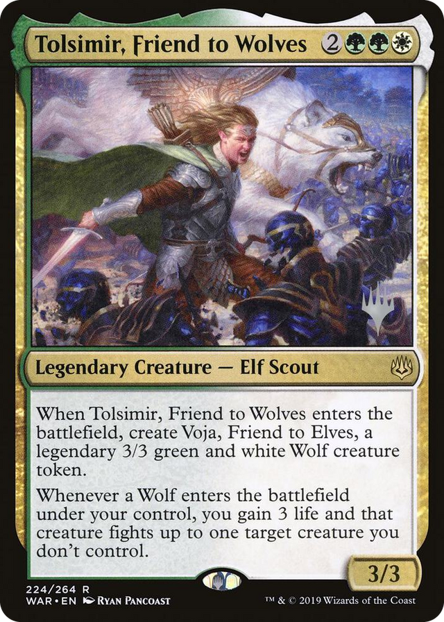 0224 Tolsimir, Friend to Wolves R Promo Pack: Throne of Eldraine