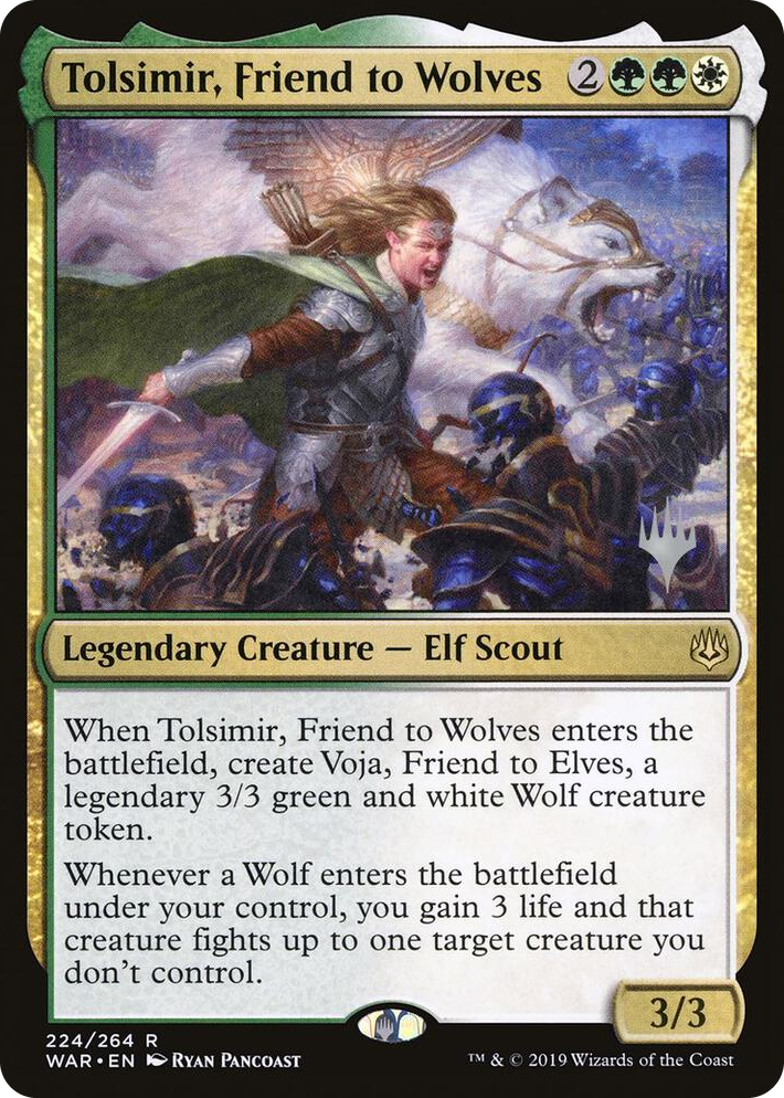 0224 Tolsimir, Friend to Wolves R Promo Pack: Throne of Eldraine