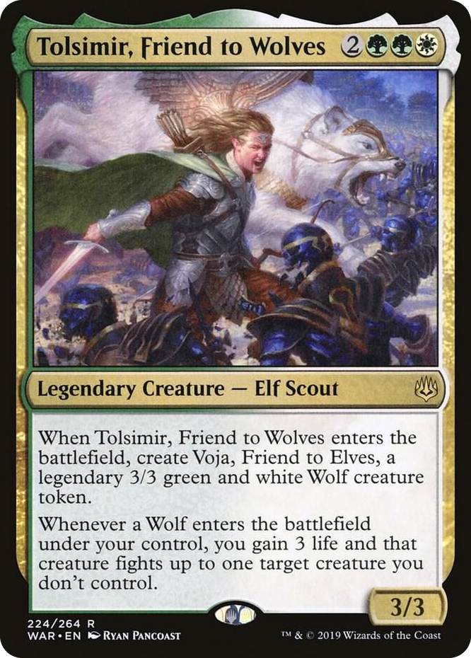 0224 Tolsimir, Friend to Wolves R War of the Spark
