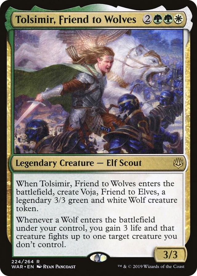 0224 Tolsimir, Friend to Wolves R War of the Spark