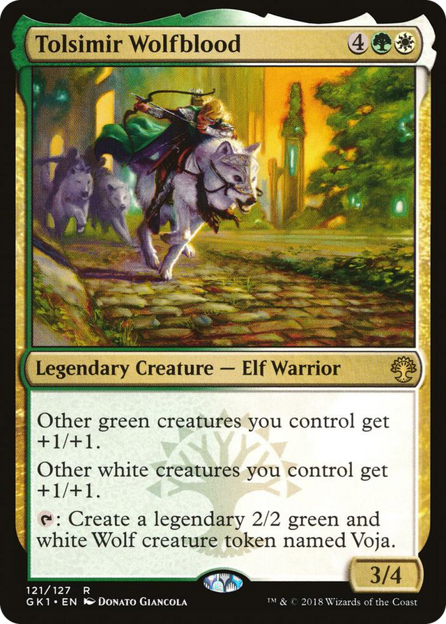 0121 Tolsimir Wolfblood R Guilds of Ravnica: Guild Kits
