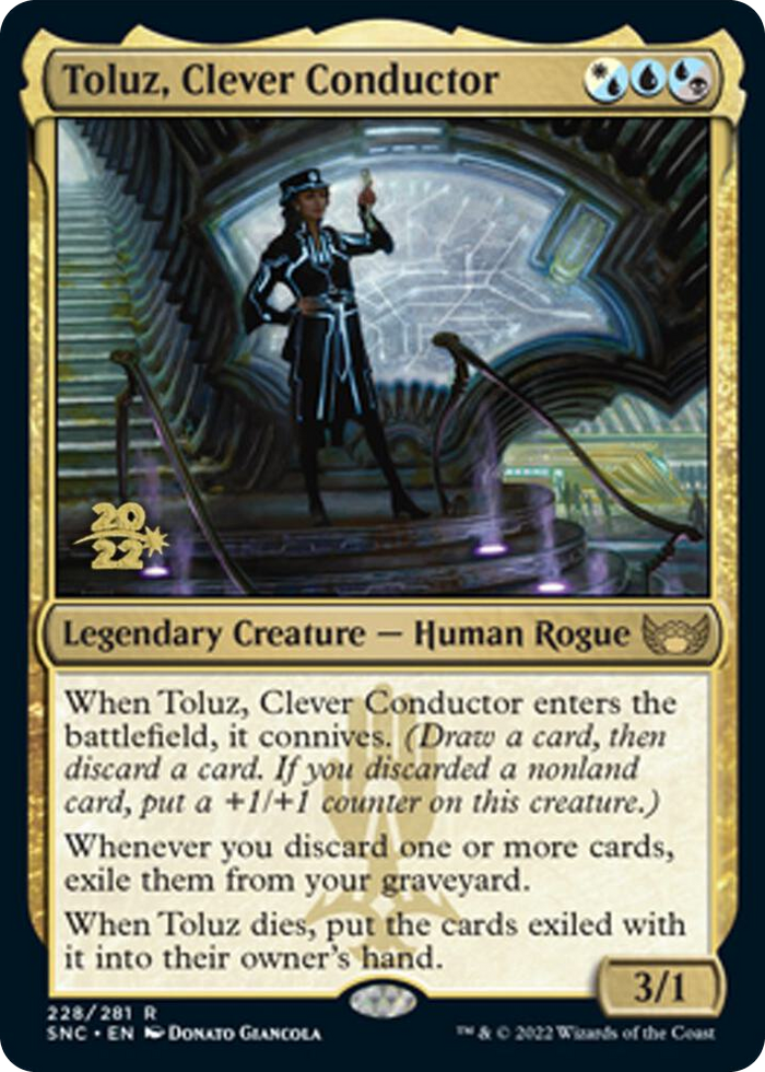 Toluz, Clever Conductor #228 R - Prerelease Cards Pokemon card