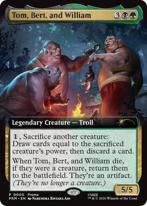 0005 Tom, Bert, and William (Extended Art) P Unique and Miscellaneous Promos