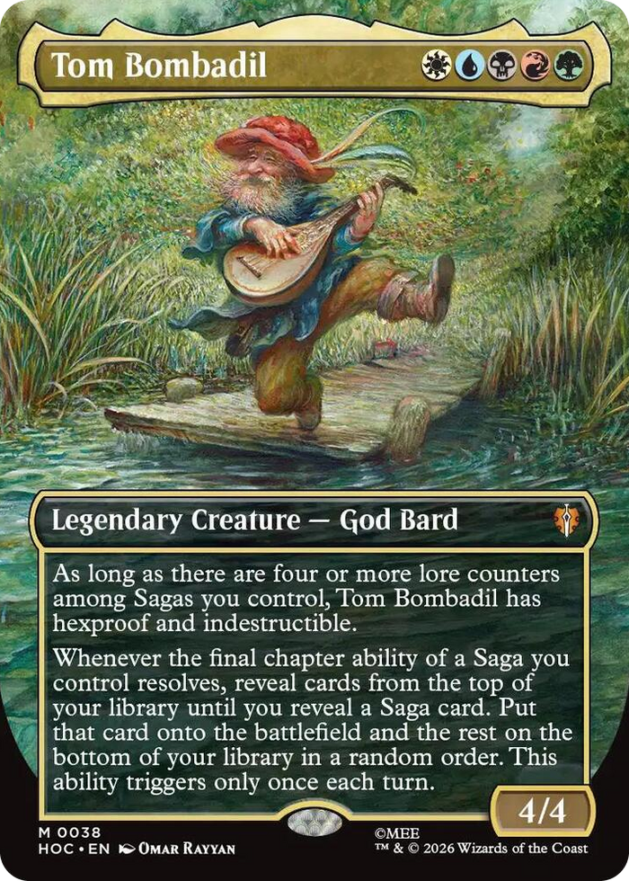 Tom Bombadil (Borderless) #38 M - The Hobbit: Eternal-Legal Pokemon card