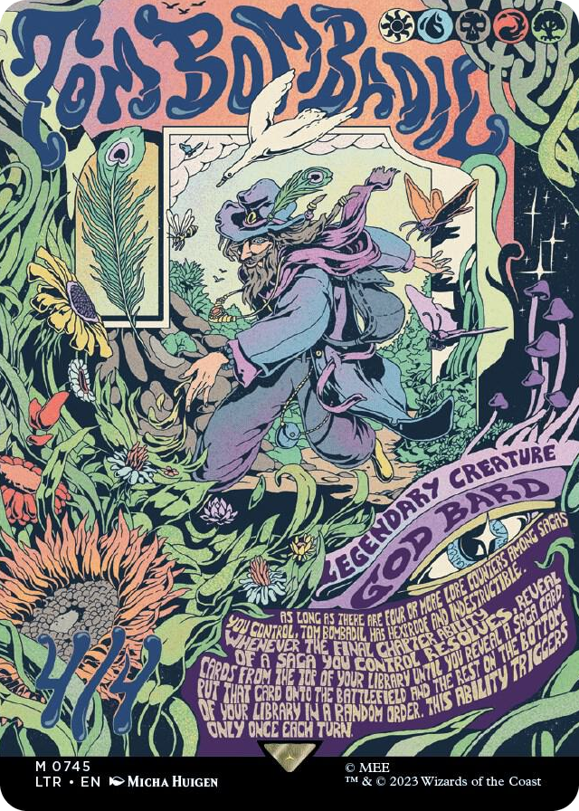 Tom Bombadil (Borderless Poster) #745 M - Universes Beyond: The Lord of the Rings: Tales of Middle-earth Pokemon card