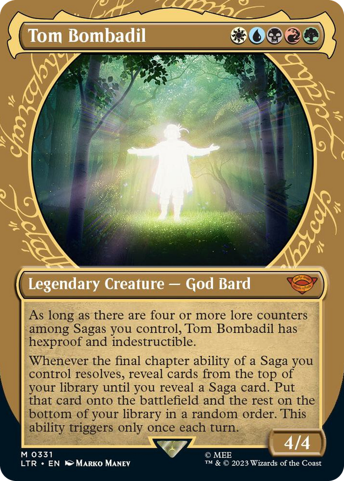 Tom Bombadil (Showcase) #331 M - Universes Beyond: The Lord of the Rings: Tales of Middle-earth Pokemon card