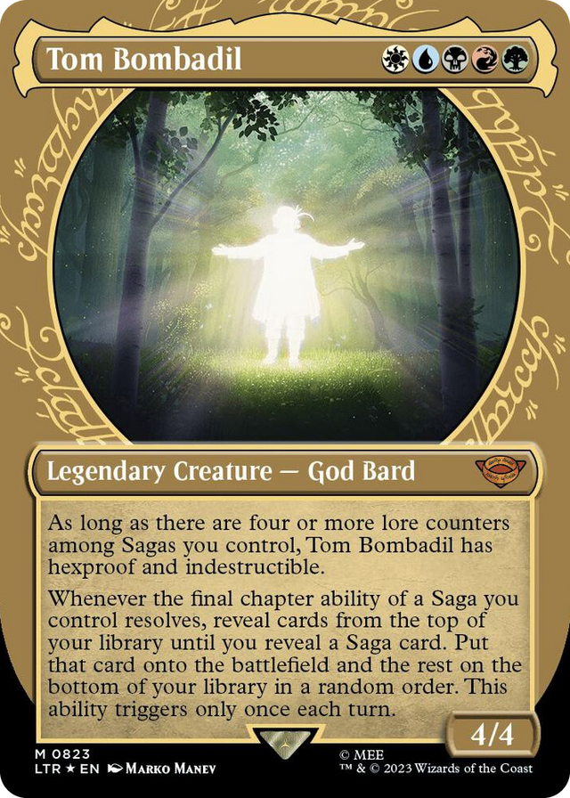 0823 Tom Bombadil (Showcase) (Surge Foil) M Universes Beyond: The Lord of the Rings: Tales of Middle-earth