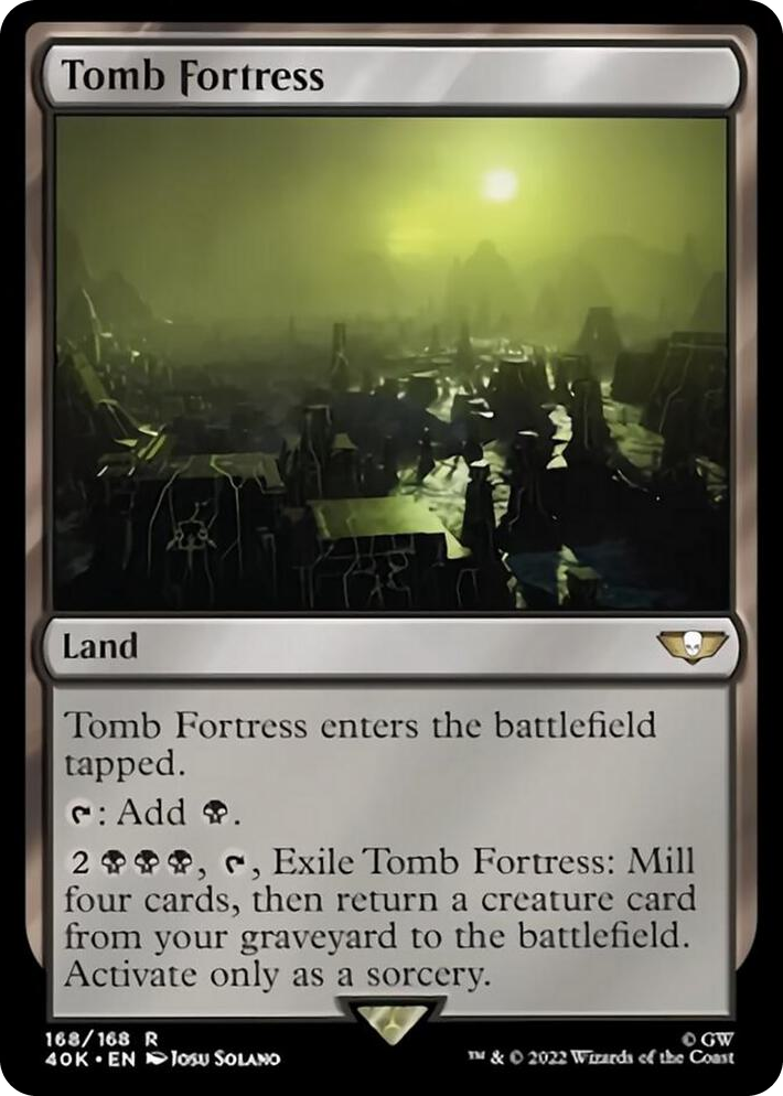 0168 Tomb Fortress R Universes Beyond: Warhammer 40,000