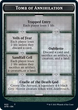 0022 Tomb of Annihilation // The Atropal Double-Sided Token T Adventures in the Forgotten Realms