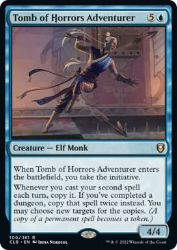 Tomb of Horrors Adventurer #100 R - Commander Legends: Battle for Baldur's Gate Pokemon card