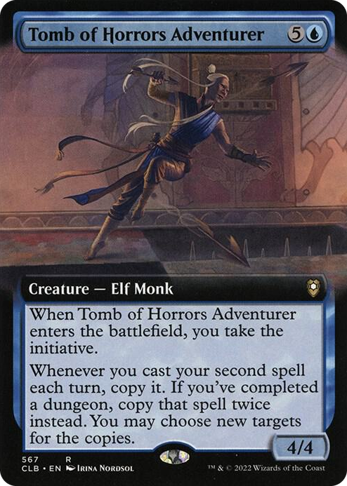 Tomb of Horrors Adventurer (Extended Art) #567 R - Commander Legends: Battle for Baldur's Gate Pokemon card