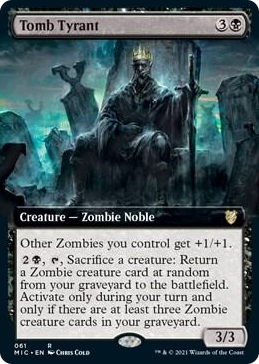 0061 Tomb Tyrant (Extended Art) R Commander: Innistrad: Midnight Hunt