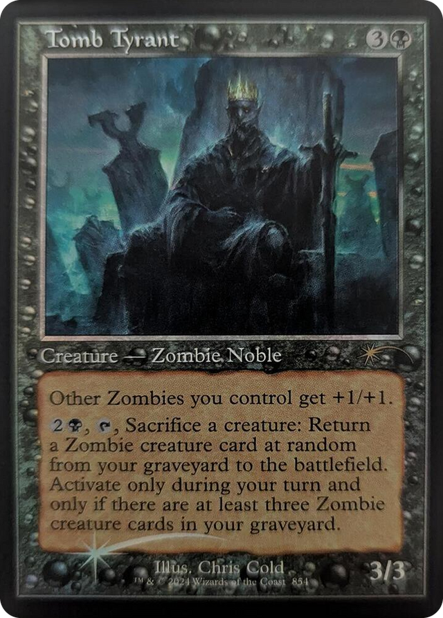 0854 Tomb Tyrant (Retro Frame) R Secret Lair Drop Series