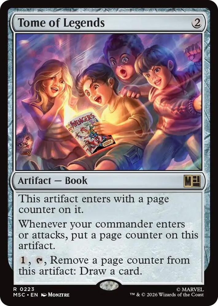 0223 Tome of Legends R Commander: Marvel Super Heroes