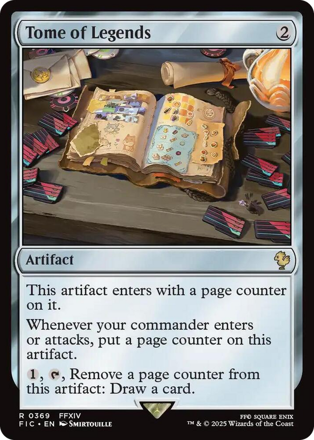 0369 Tome of Legends (Surge Foil) R Commander: FINAL FANTASY