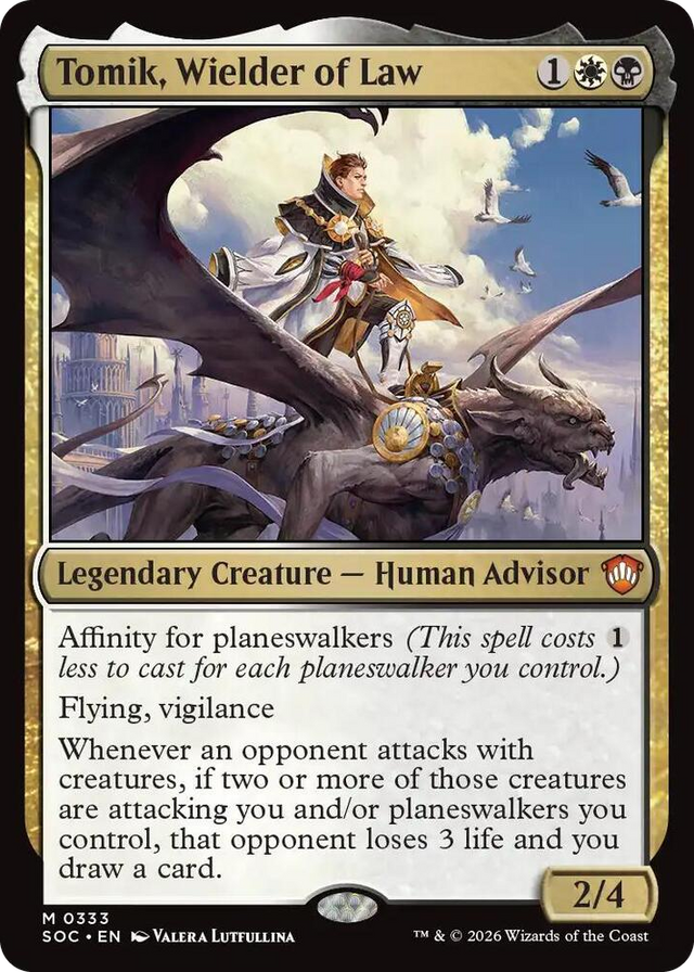 0333 Tomik, Wielder of Law M Commander: Secrets of Strixhaven