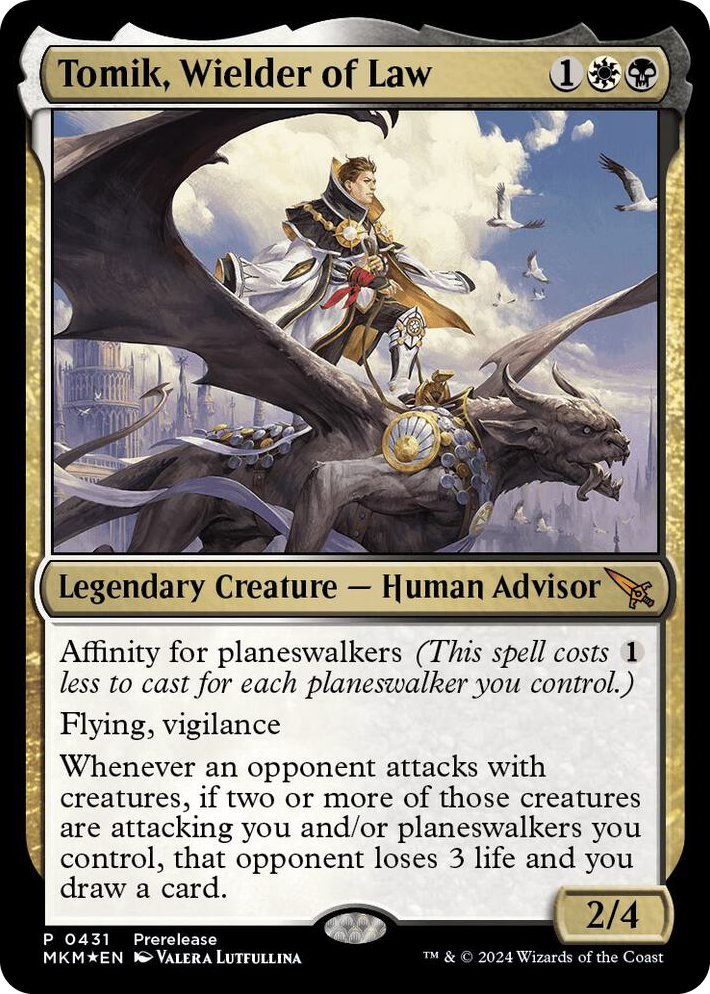 0431 Tomik, Wielder of Law M Prerelease Cards