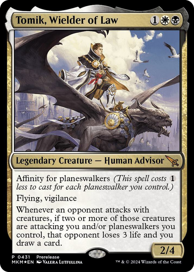 0431 Tomik, Wielder of Law M Prerelease Cards
