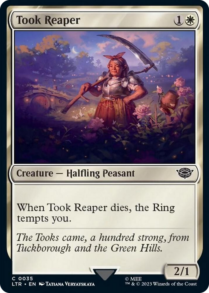 Took Reaper #35 C - Universes Beyond: The Lord of the Rings: Tales of Middle-earth Pokemon card