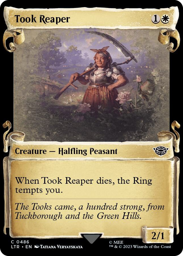 Took Reaper (Showcase Scrolls) #486 C - Universes Beyond: The Lord of the Rings: Tales of Middle-earth Pokemon card