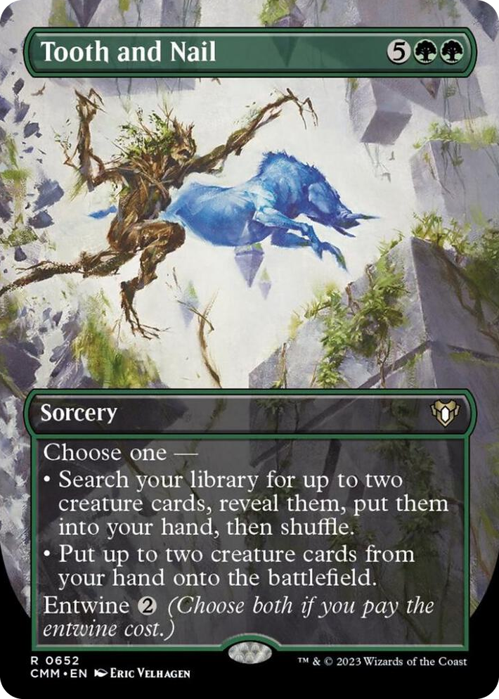0652 Tooth and Nail (Borderless) R Commander Masters