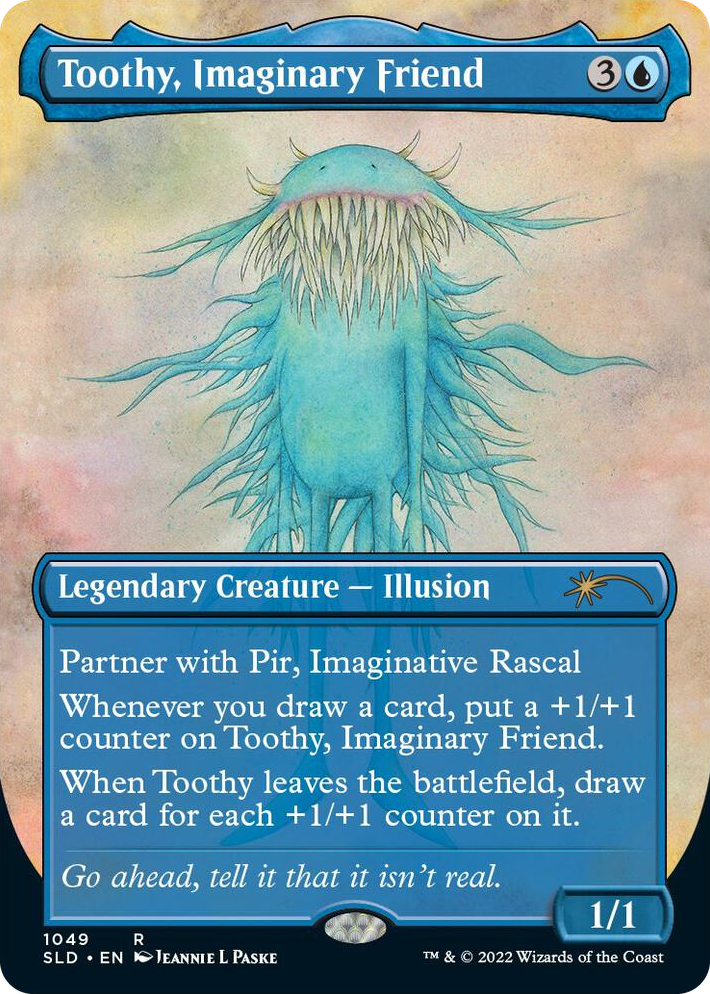 1049 Toothy, Imaginary Friend (Borderless) R Secret Lair Drop Series
