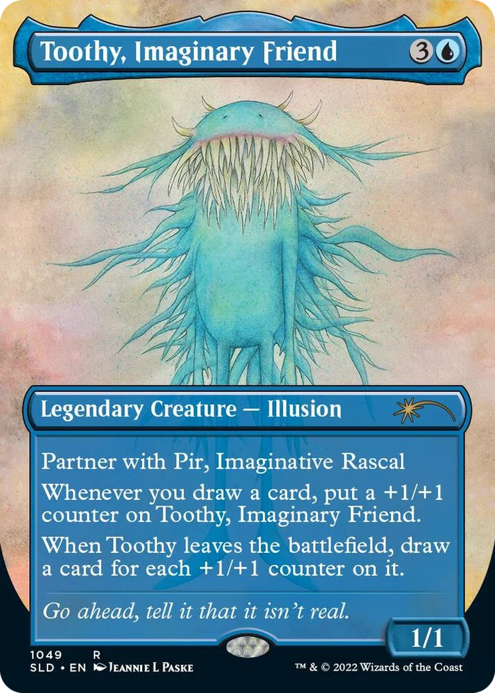 1049 Toothy, Imaginary Friend (Borderless) R Secret Lair Drop Series
