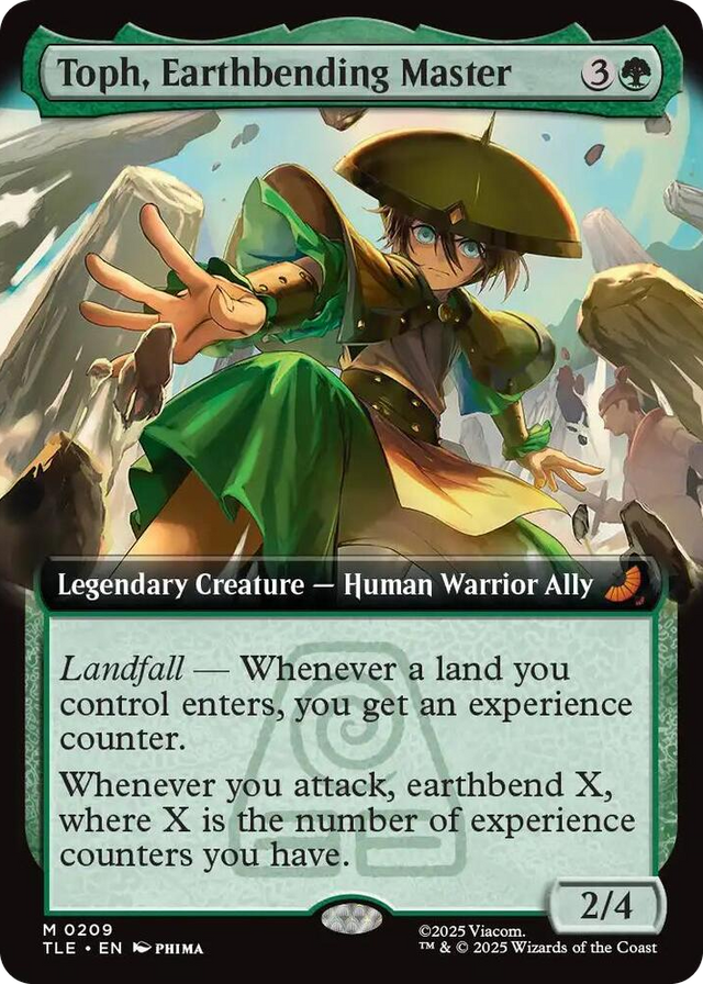 0209 Toph, Earthbending Master (Extended Art) M The Last Airbender: Eternal-Legal